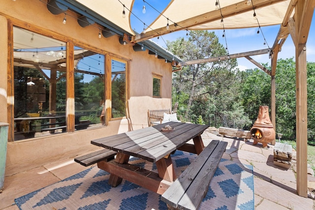 view of patio / terrace with outdoor dining area