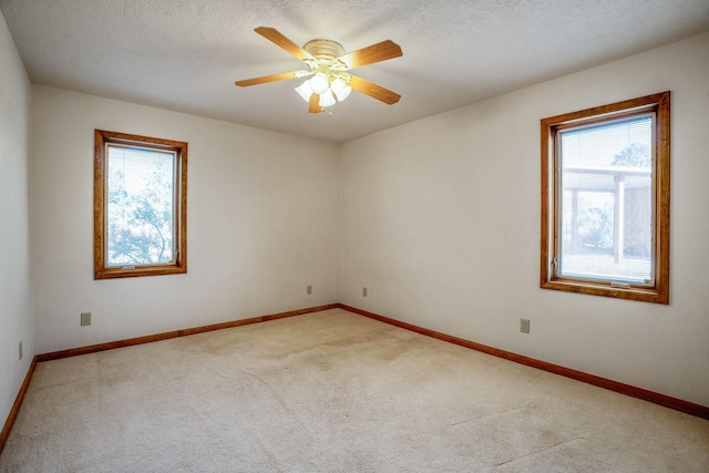 empty room featuring carpet and a healthy amount of sunlight