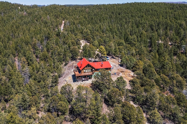 387 County Road B64, Pecos, NM 87552 - aerial view of property's location with a forest