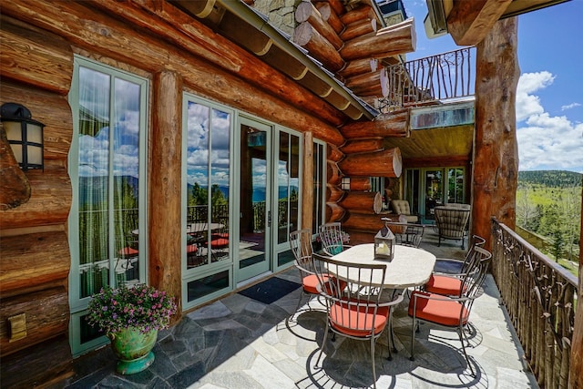 exterior space with a patio