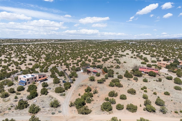 aerial view featuring a rural view and a desert view