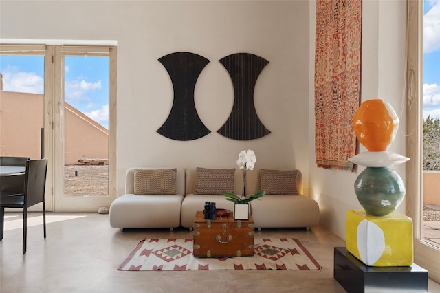 view of living area
