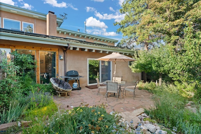 7689 Old Santa Fe Trl Unit C, Santa Fe, NM 87505 - view of patio featuring a grill