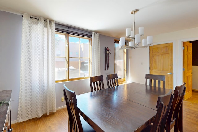 4715 Quemazon, Los Alamos, NM 87544 - dining room with light wood-style flooring and baseboards