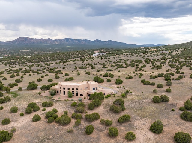 21 Canada Vista Dr, Sandia Park, NM 87047 - bird's eye view featuring a rural view, view of desert, and a mountain view