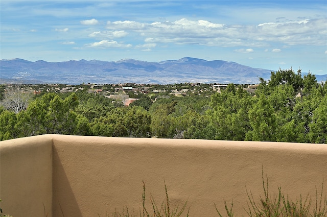 view of mountain feature