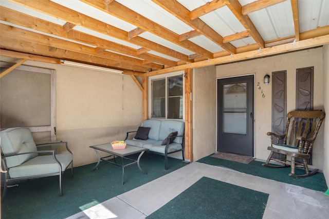 2416 Avenida De Las Campanas, Santa Fe, NM 87507 - view of patio