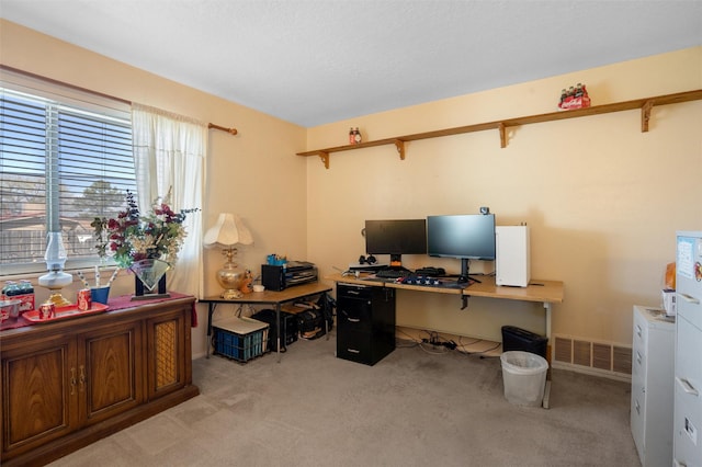 2416 Avenida De Las Campanas, Santa Fe, NM 87507 - office area featuring light carpet and baseboards