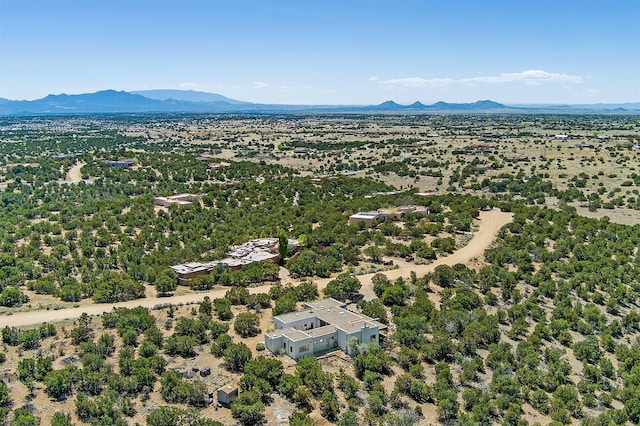 bird's eye view featuring a mountain view