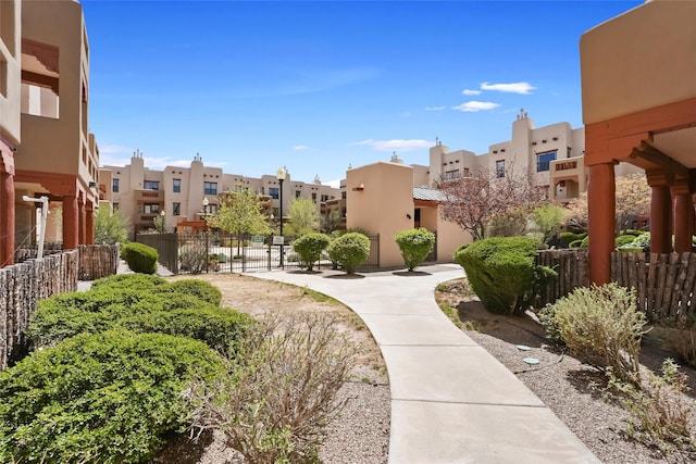 1405 Vegas Verdes Unit 341, Santa Fe, NM 87507 - view of home's community featuring fence and a residential view