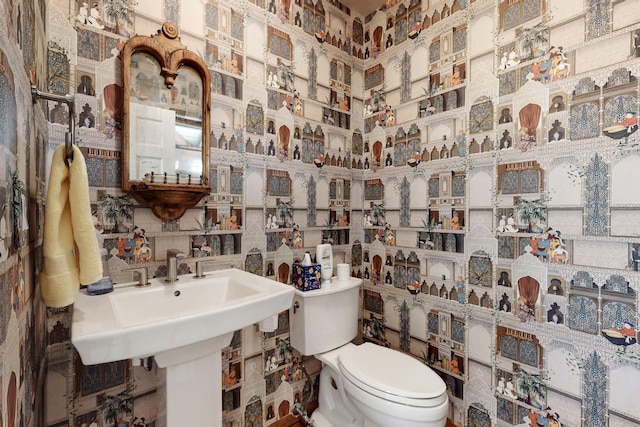 bathroom with toilet