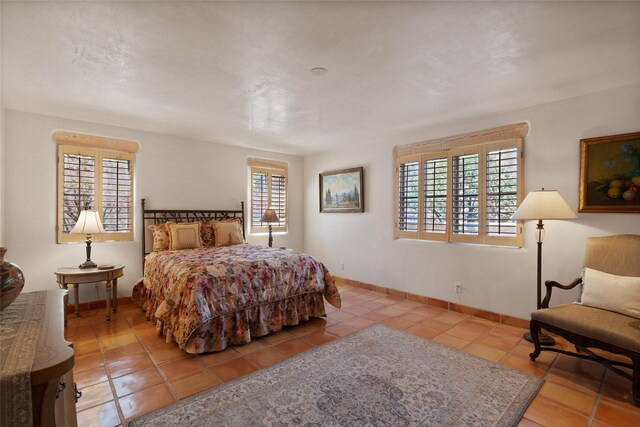 3101 Old Pecos Trl Unit 627, Santa Fe, NM 87505 - tiled bedroom with multiple windows and baseboards