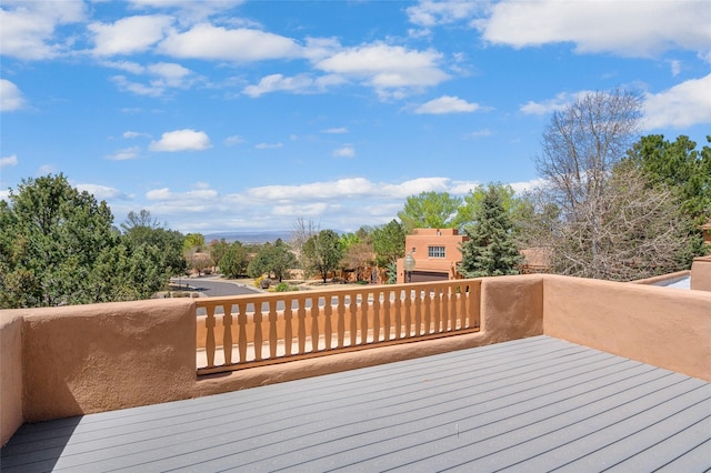 3101 Old Pecos Trl Unit 627, Santa Fe, NM 87505 - view of wooden deck