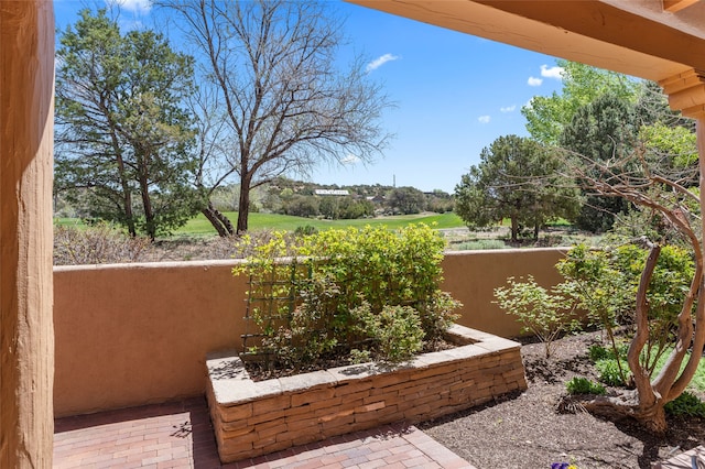 3101 Old Pecos Trl Unit 627, Santa Fe, NM 87505 - view of patio with fence