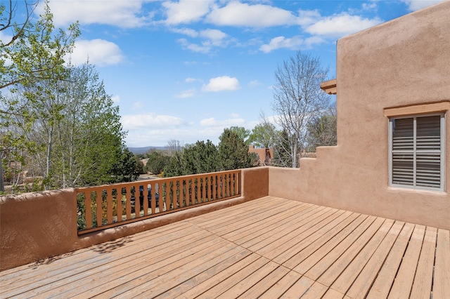 3101 Old Pecos Trl Unit 627, Santa Fe, NM 87505 - view of wooden terrace