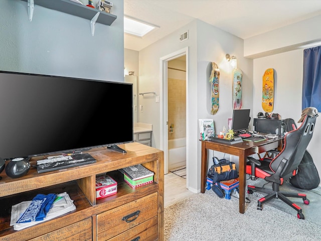 505 Oppenheimer Dr Unit 1304, Los Alamos, NM 87544 - office area featuring visible vents and light carpet