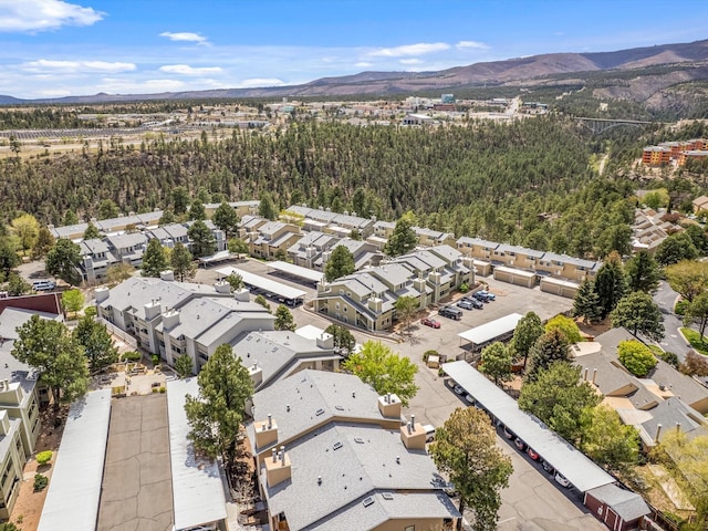 505 Oppenheimer Dr Unit 1304, Los Alamos, NM 87544 - birds eye view of property with a mountain view and a residential view