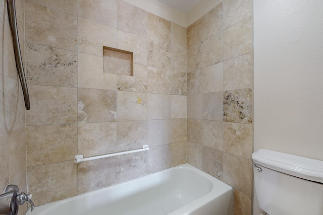 full bathroom with toilet