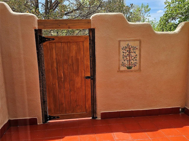 view of gate