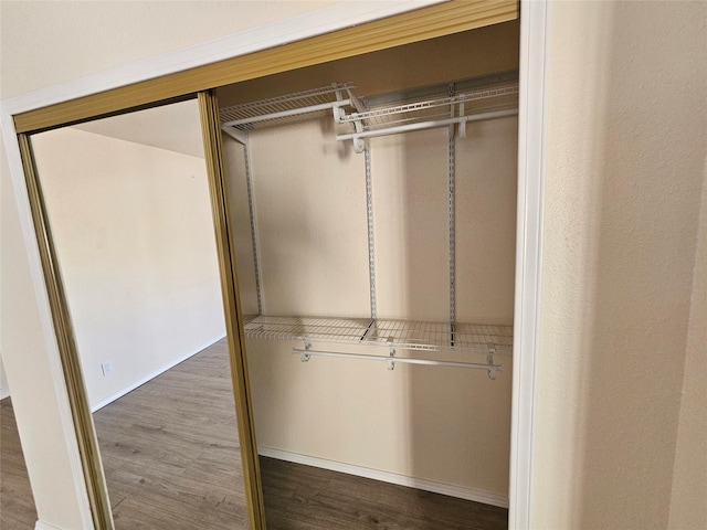 view of closet