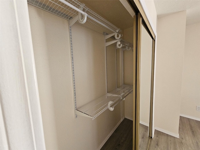 view of closet