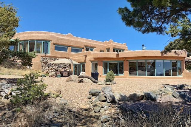 view of rear view of property