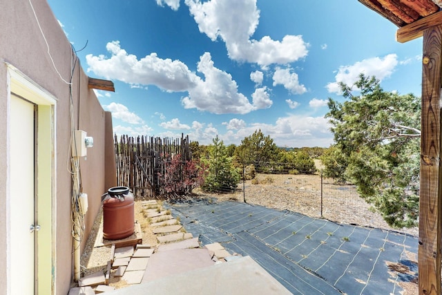 view of patio / terrace with fence