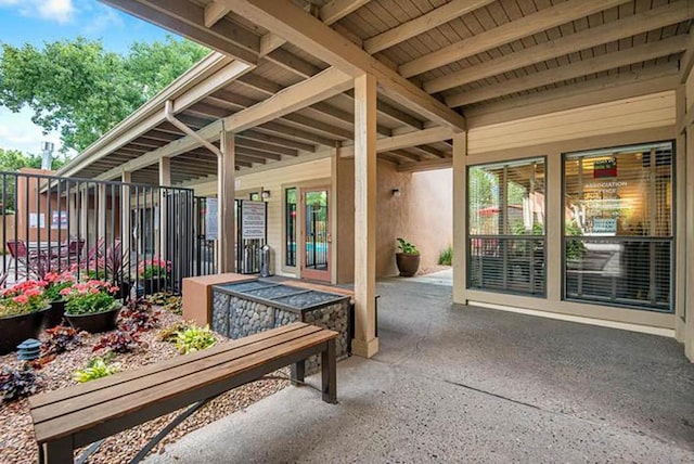 view of patio