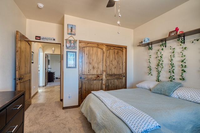 3415 Ramadan Ct NE, Rio Rancho, NM 87144 - bedroom featuring baseboards and light carpet