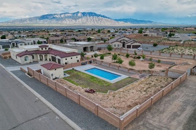 3415 Ramadan Ct NE, Rio Rancho, NM 87144 - birds eye view of property featuring a residential view and a mountain view