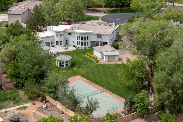 bird's eye view