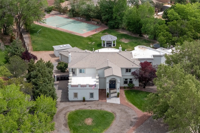 bird's eye view