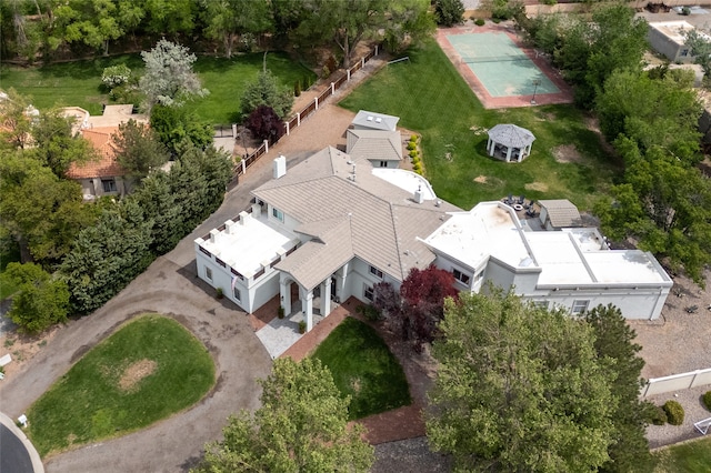 drone / aerial view