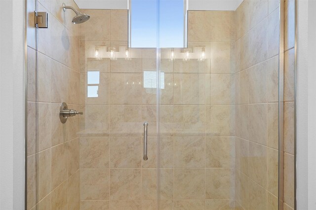 85 Cadena Blvd, Los Alamos, NM 87547 - bathroom with a shower stall and plenty of natural light