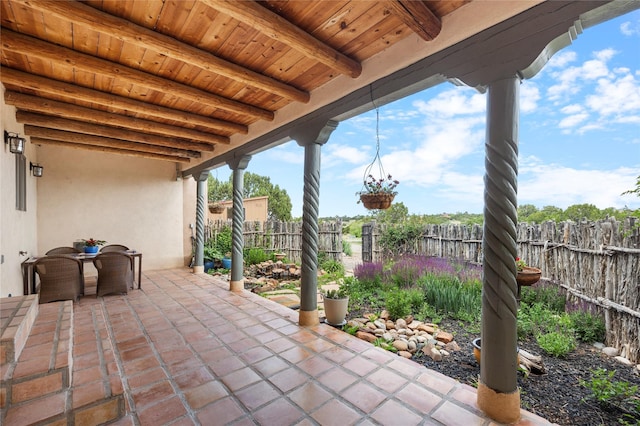 1 Azul Pl, Santa Fe, NM 87508 - view of patio