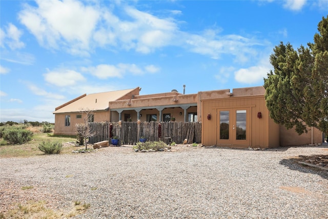 1 Azul Pl, Santa Fe, NM 87508 - view of rear view of house