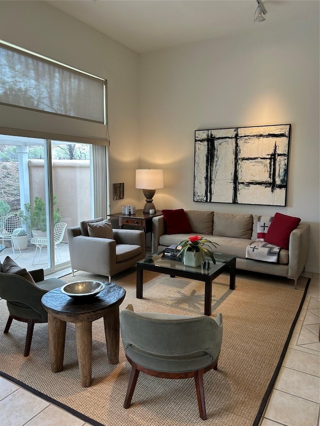 663 Bishops Lodge Rd Unit 71, Santa Fe, NM 87501 - living area featuring light tile patterned floors