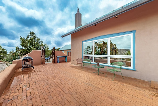 25A Lime Kiln Rd, Lamy, NM 87540 - view of patio / terrace