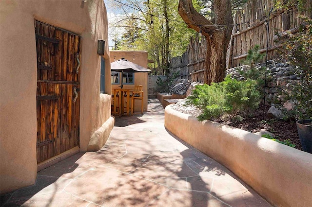 942 Canyon Unit A & B, Santa Fe, NM 87501 - view of patio / terrace