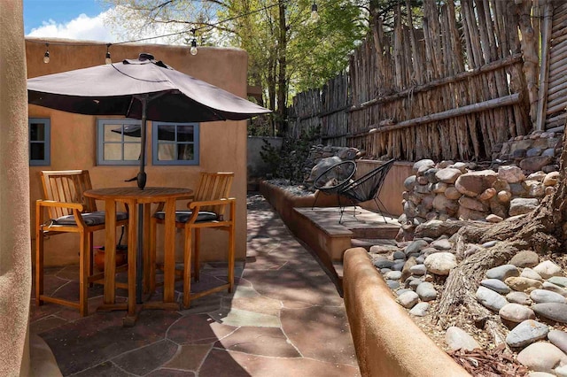 942 Canyon Unit A & B, Santa Fe, NM 87501 - view of patio / terrace