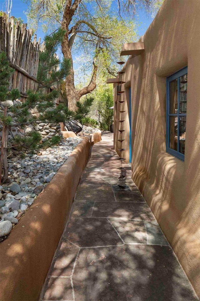 942 Canyon Unit A & B, Santa Fe, NM 87501 - view of side of home with a patio