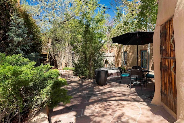 942 Canyon Unit A & B, Santa Fe, NM 87501 - view of patio
