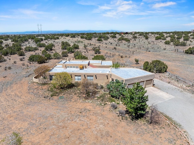 24 Camino Caballos Spur, Lamy, NM 87540 - aerial view of sparsely populated area featuring a desert landscape