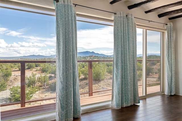100 Rancho Alegre, Santa Fe, NM 87508 - detailed view of a mountain view and wood finished floors