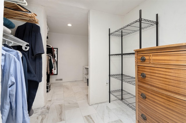 100 Rancho Alegre, Santa Fe, NM 87508 - spacious closet with marble look tiles