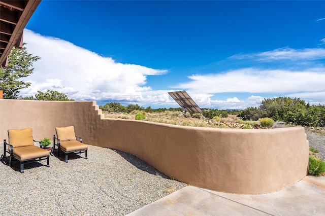 100 Rancho Alegre, Santa Fe, NM 87508 - view of patio / terrace