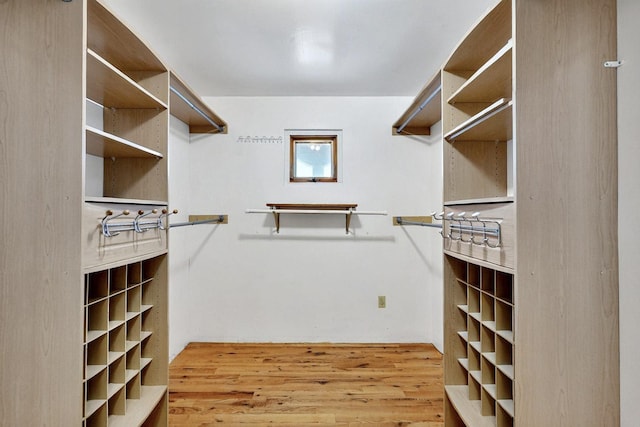 5 Camino Sin Ganas, Santa Fe, NM 87506 - walk in closet featuring wood finished floors