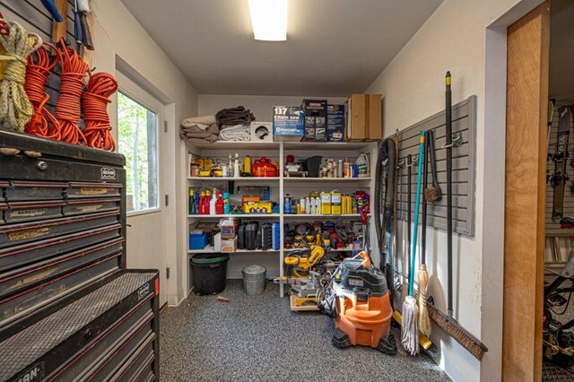 view of storage