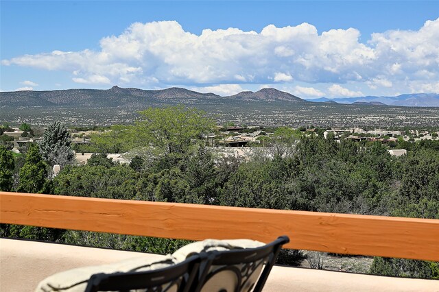 view of mountain background