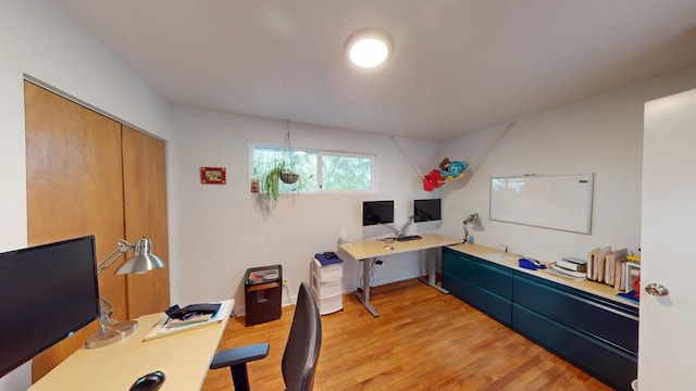 2935 Arizona, Los Alamos, NM 87544 - office with light wood-style flooring